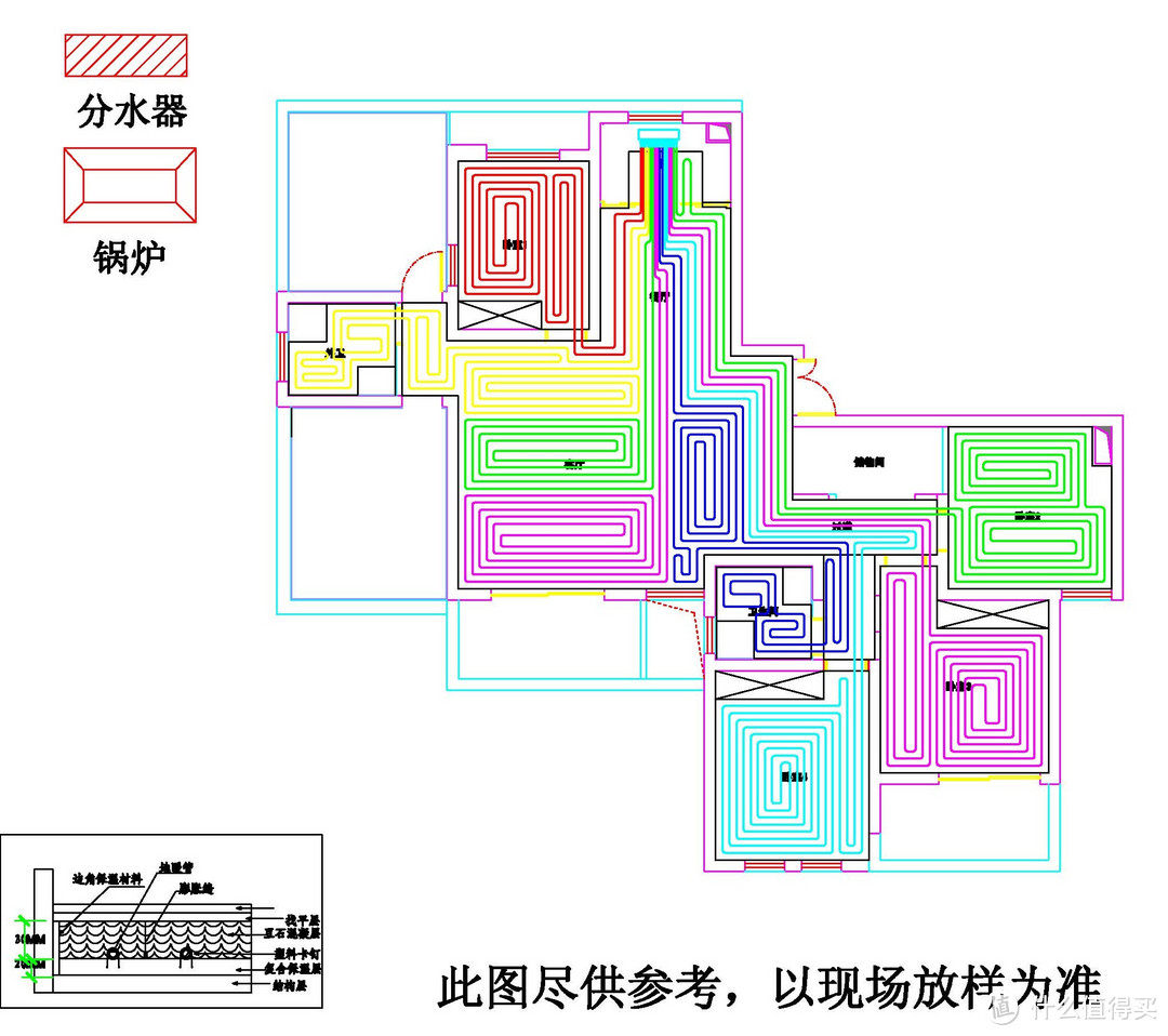 地暖，瓷砖，太阳能热水器，集成吊顶