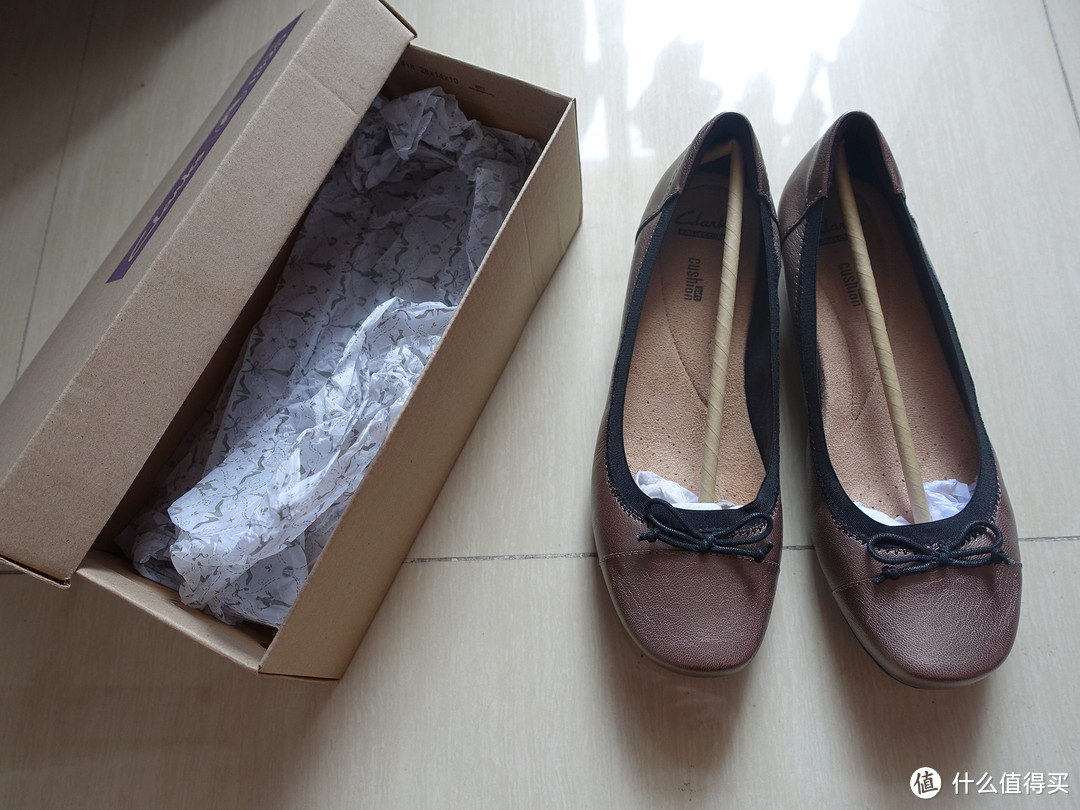 #原创新人# 闲值淘好物：Clarks Blanche Nora Ballet 女士休闲平底鞋