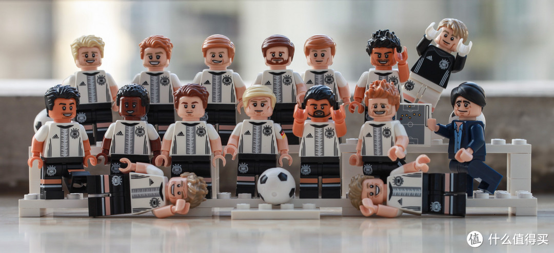 #首晒# 德迷珍藏，冠军归来：LEGO 乐高 71014 德国队抽抽乐