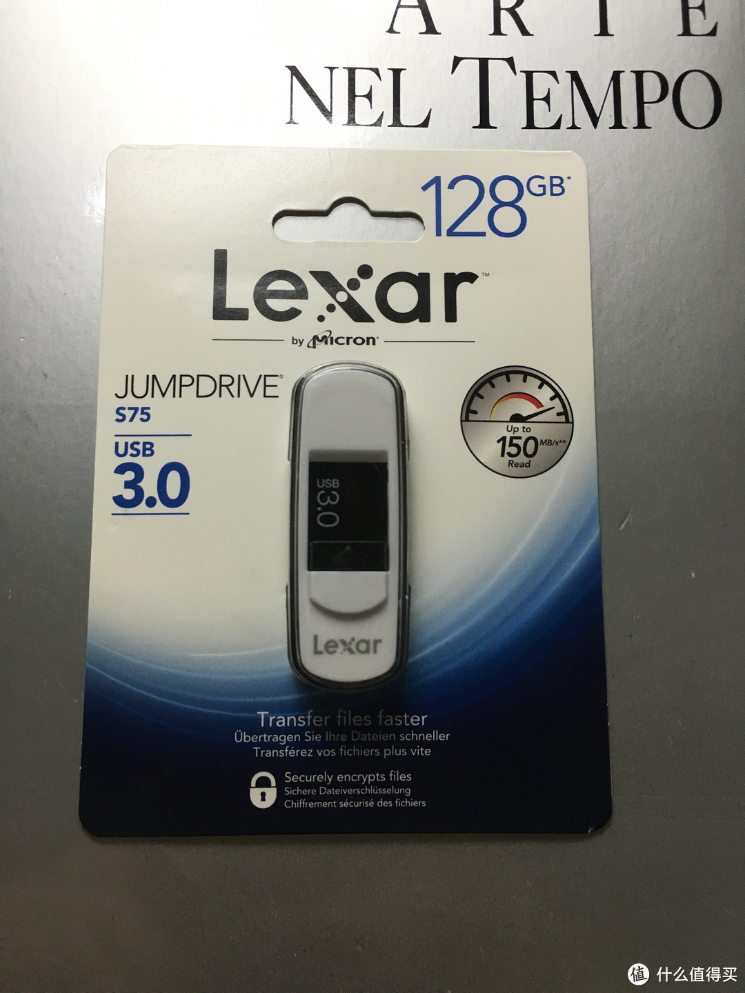 意大利亚马逊Prime：Lexar 雷克沙JumpDrive S75 128G U盘