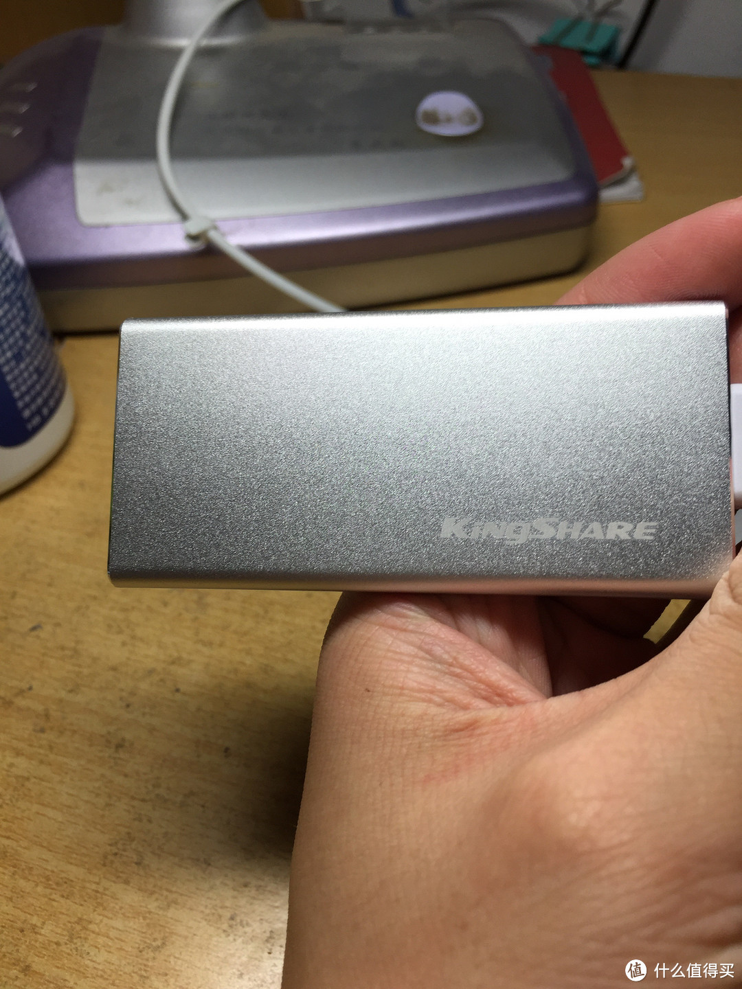 #原创新人#kingshare 金胜 S7系列 120G USB3.0 MINI固态移动硬盘 银色 （KSM7120S）