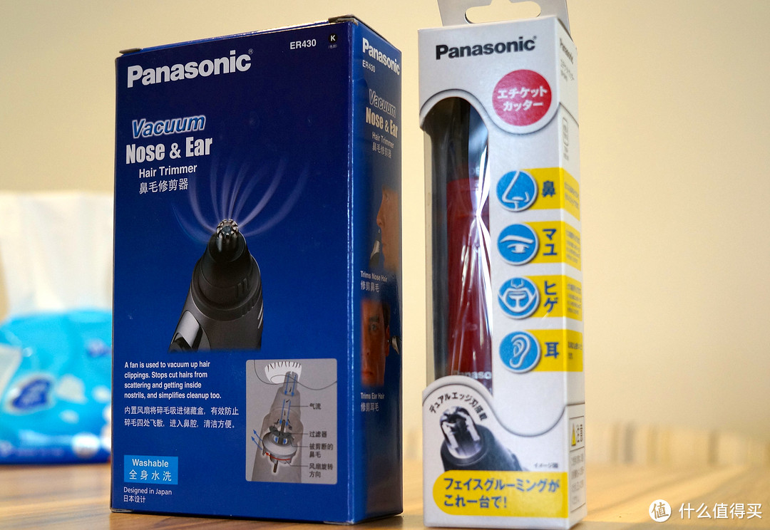 鼻毛修剪器的乞丐&旗舰竞争 — Panasonic 松下 GN10 对比 GN50(ER430K)