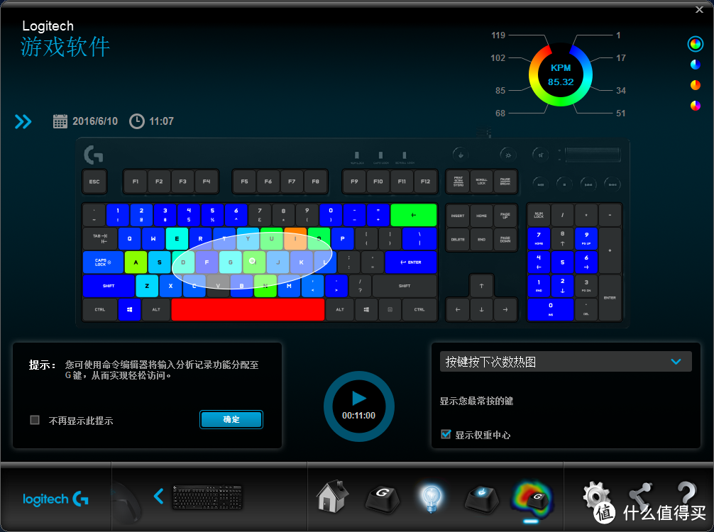 简约设计，精工之作——Logitech 罗技 G610 背光 茶轴 机械键盘