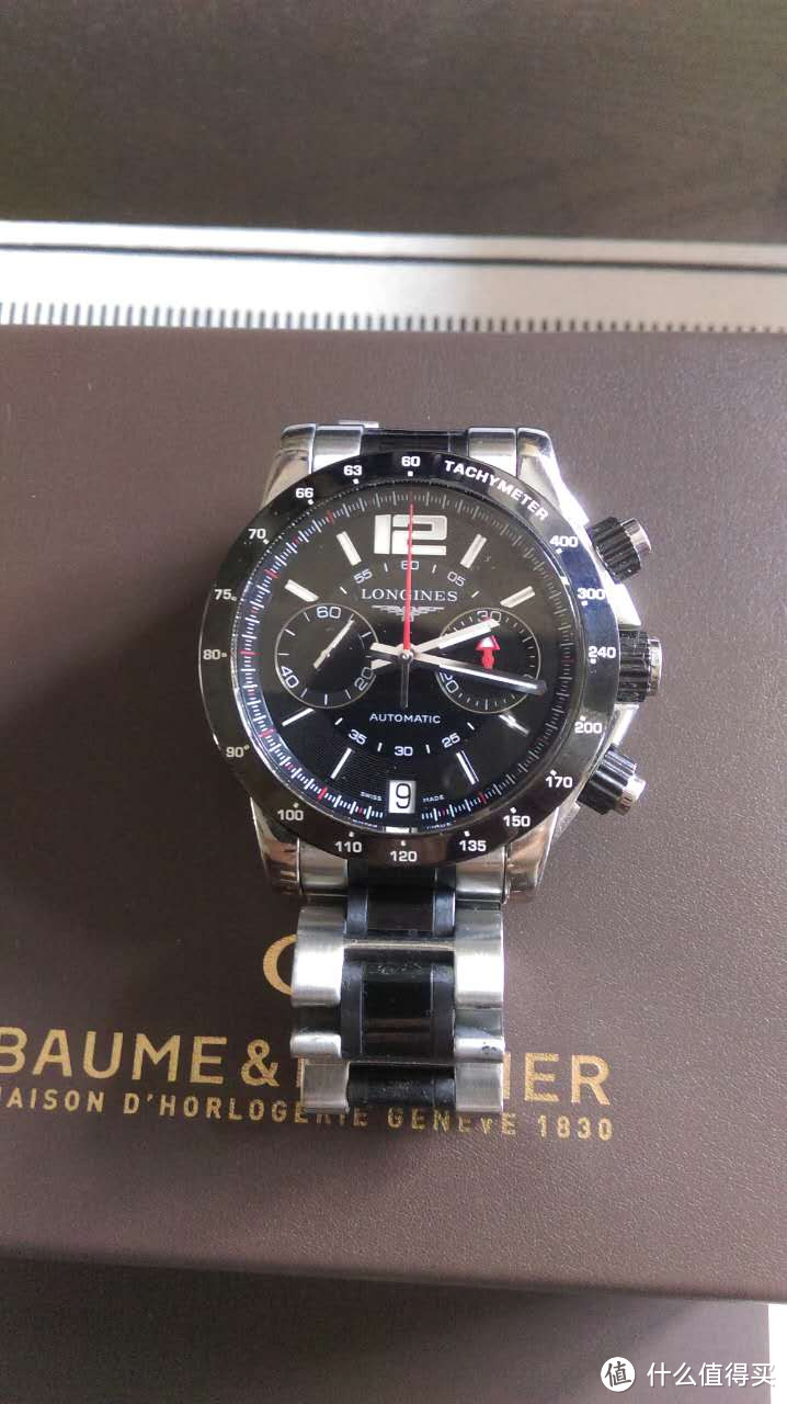 希腊蜜月旅行，多哈机场入手Baume&Mercier 名士 克里顿系列机械男表 MOA10057