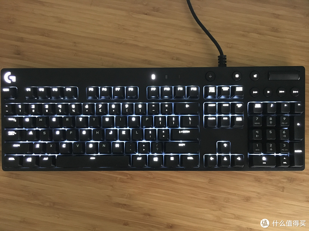 简约设计，精工之作——Logitech 罗技 G610 背光 茶轴 机械键盘