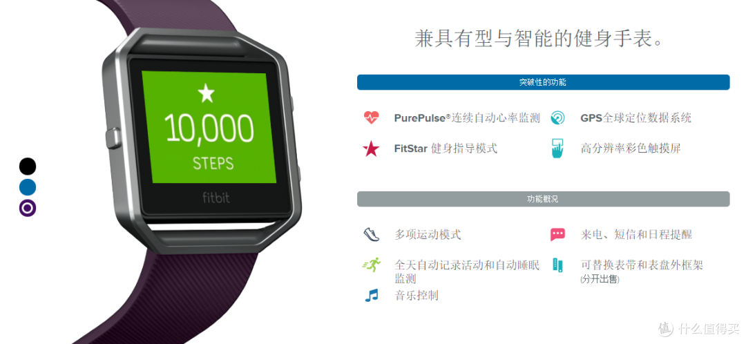 专注运动健身的偏科生——Fitbit Blaze智能手表体验报告