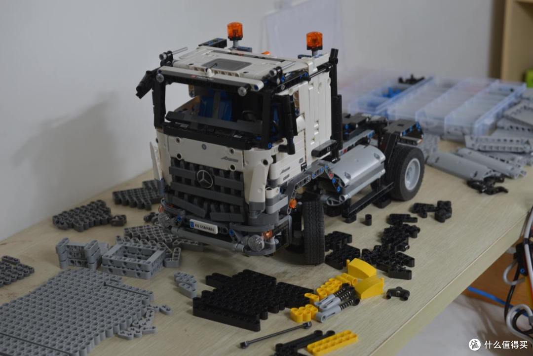 LEGO 乐高 42043 卡车 伪开箱及B模式搭建过程