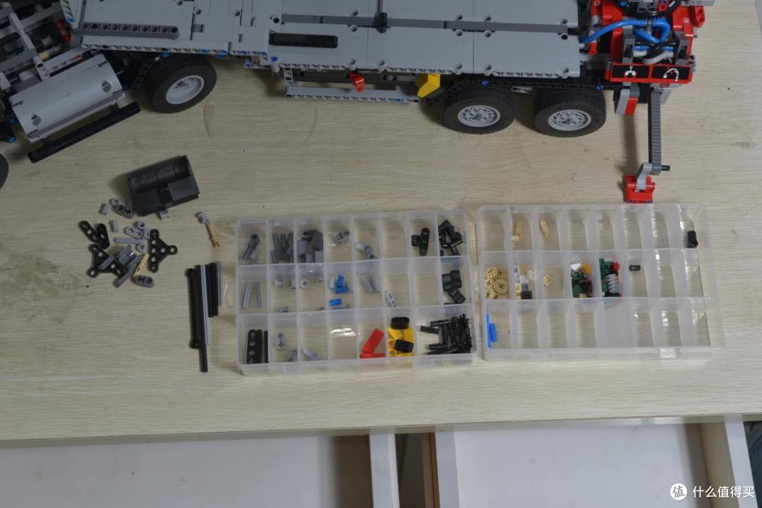 LEGO 乐高 42043 卡车 伪开箱及B模式搭建过程