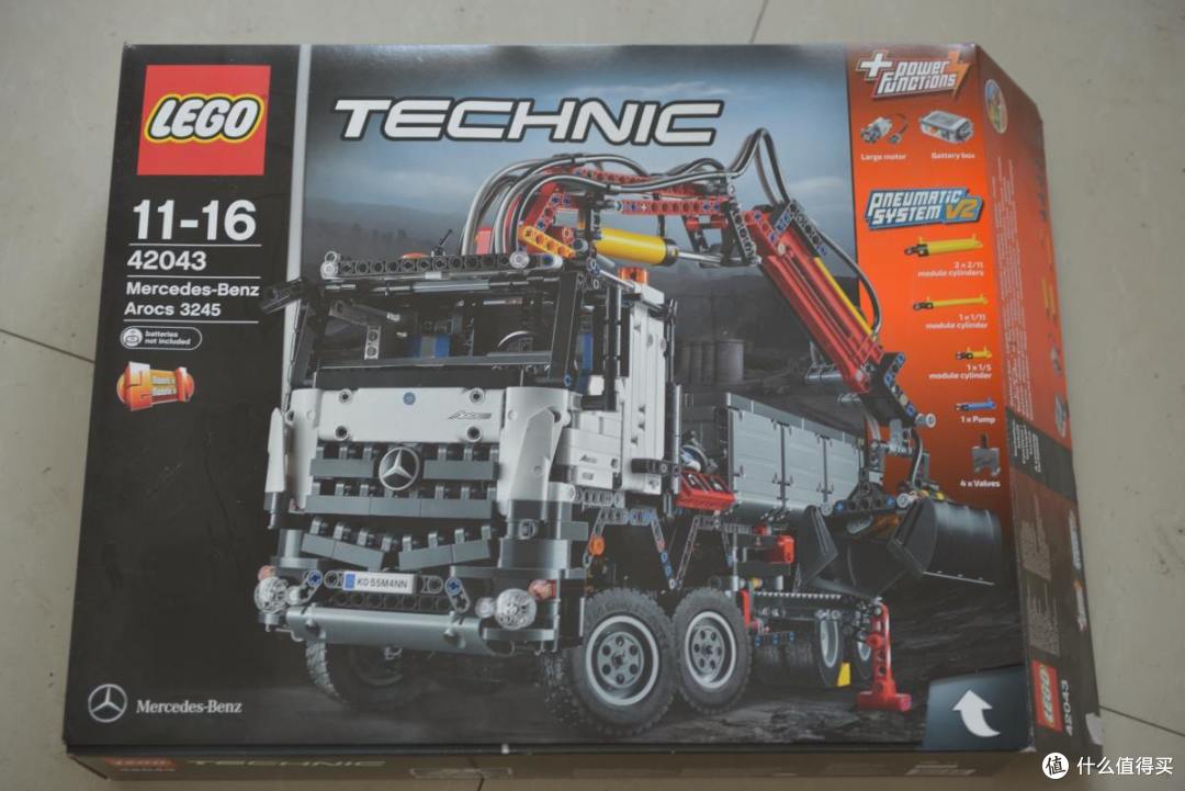 LEGO 乐高 42043 卡车 伪开箱及B模式搭建过程