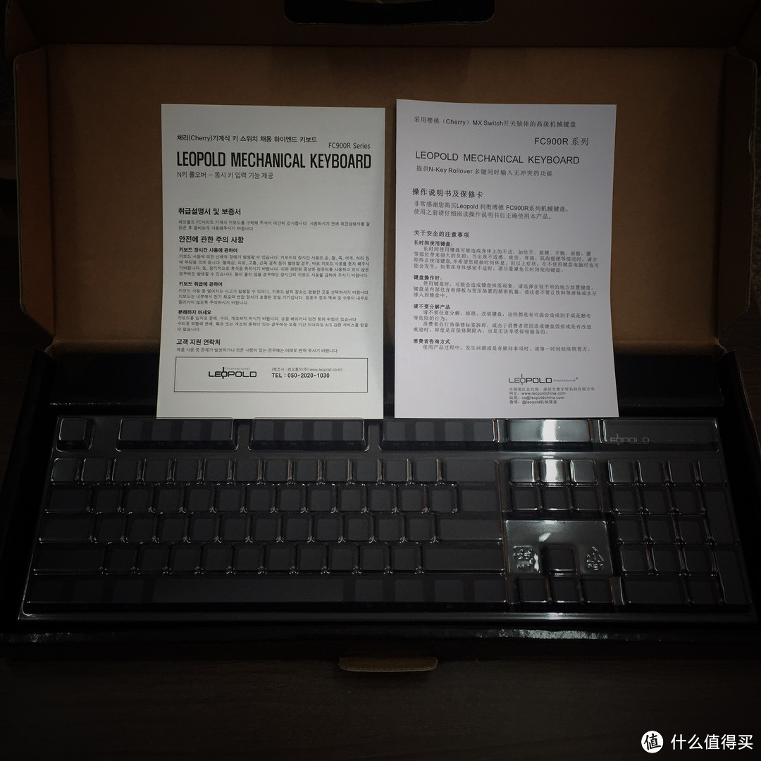 LEOPOLD FC900R 海军蓝 红轴侧刻版 机械键盘 开箱