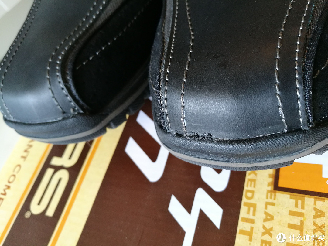 撞色拼接一脚蹬：Skechers 斯凯奇 USA系列 男士休闲鞋 开箱
