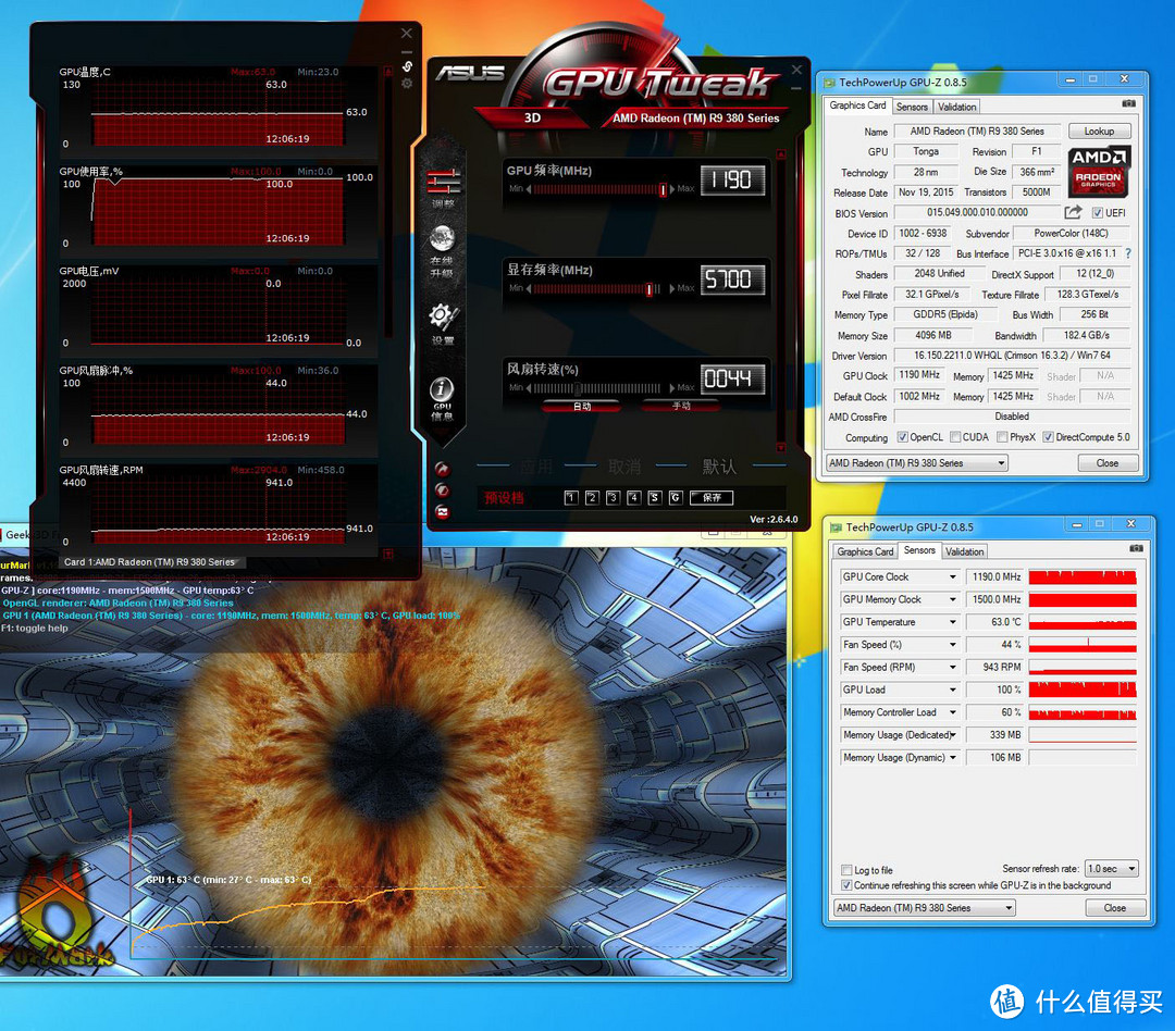 装X有道 — Dataland 迪兰 R9 380X 酷能 4G 显卡拆解加超频