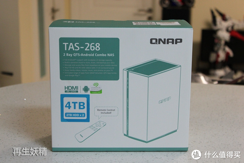 QNAP 威联通 TAS-268 电视NAS 开箱 体验评测