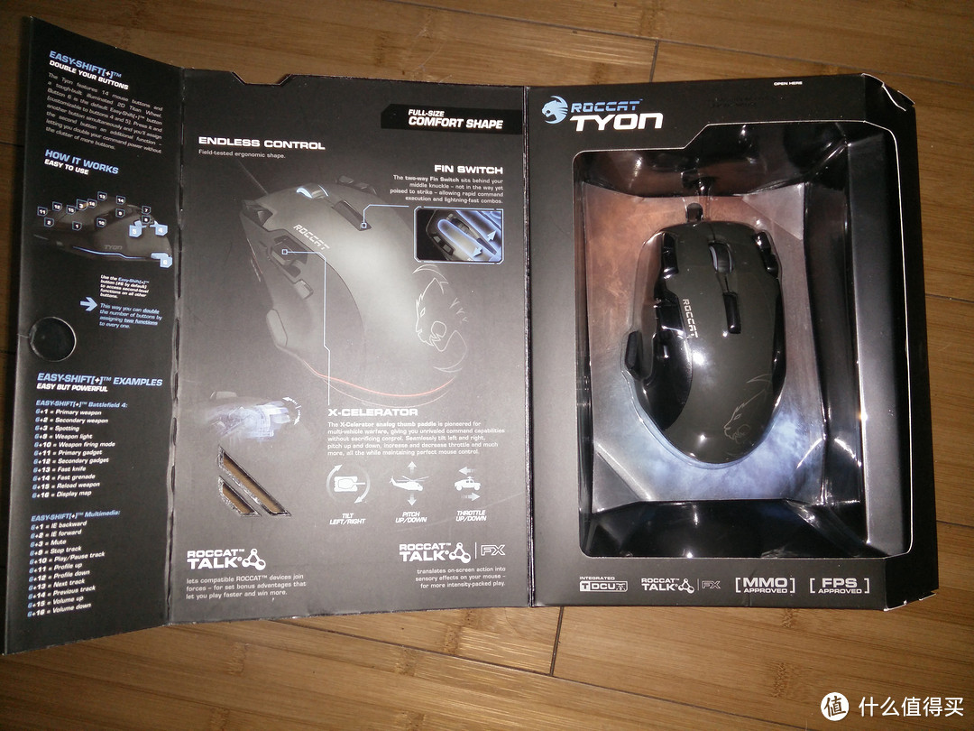 小众游戏鼠标 — ROCCAT 冰豹 Tyon 钛鲨豹 激光游戏鼠标开箱试用