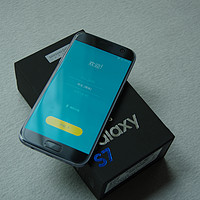 颜值爆表，黑到窒息：SAMSUNG 三星 Galaxy S7 32GB 智能手机  到手了，开箱和大家分享一下