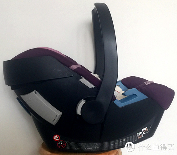 #本站首晒# 帝都无车族宝宝出行的选择：搭配babyzen yoyo+使用的 Cybex 赛百适 Aton4 安全提篮