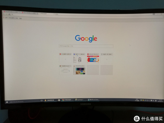 #本站首晒# SAMSUNG 三星 C24F390FH 23.5英寸LED曲面背光显示器开箱