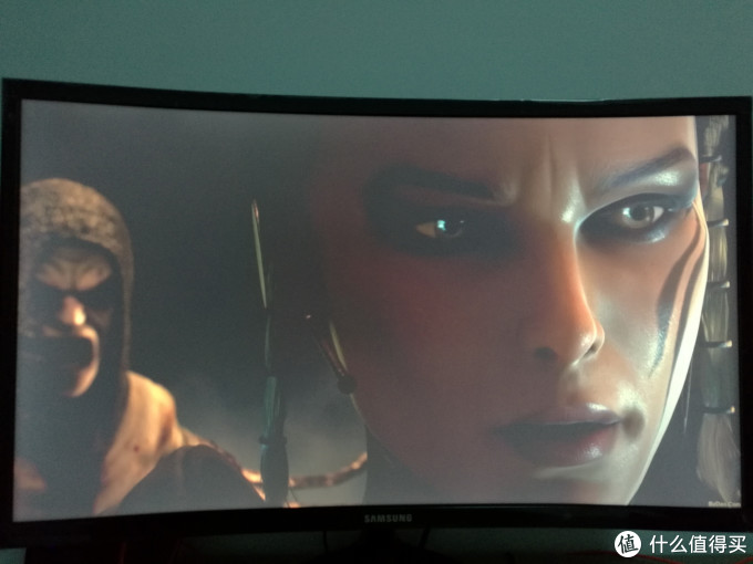 #本站首晒# SAMSUNG 三星 C24F390FH 23.5英寸LED曲面背光显示器开箱