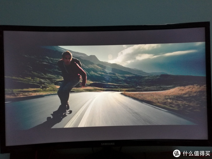 #本站首晒# SAMSUNG 三星 C24F390FH 23.5英寸LED曲面背光显示器开箱