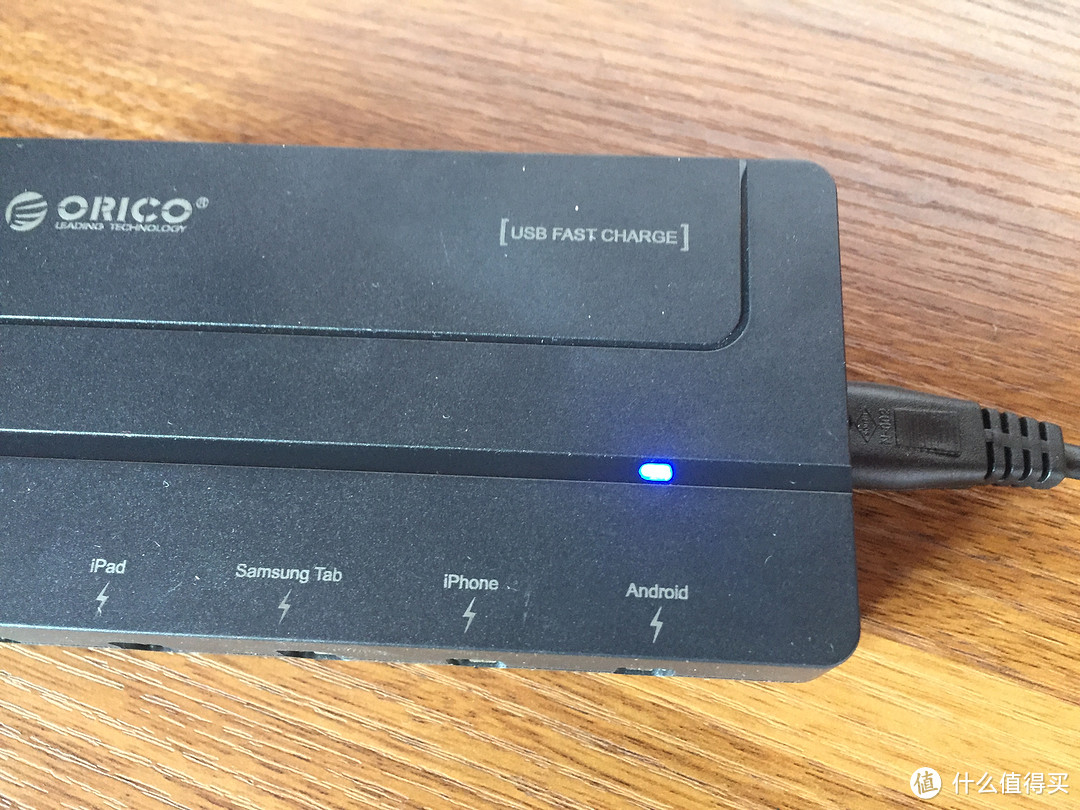 ORICO 奥睿科 5口桌面充电器开箱