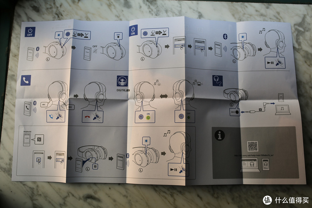 蓝牙无线带降噪，还是索尼大法好！ SONY 索尼 MDR-100ABN 耳机 开箱记
