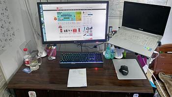 提高电脑桌的空间利用率 — UP 埃普 OA-7X 显示器笔记本组合支架体验分享
