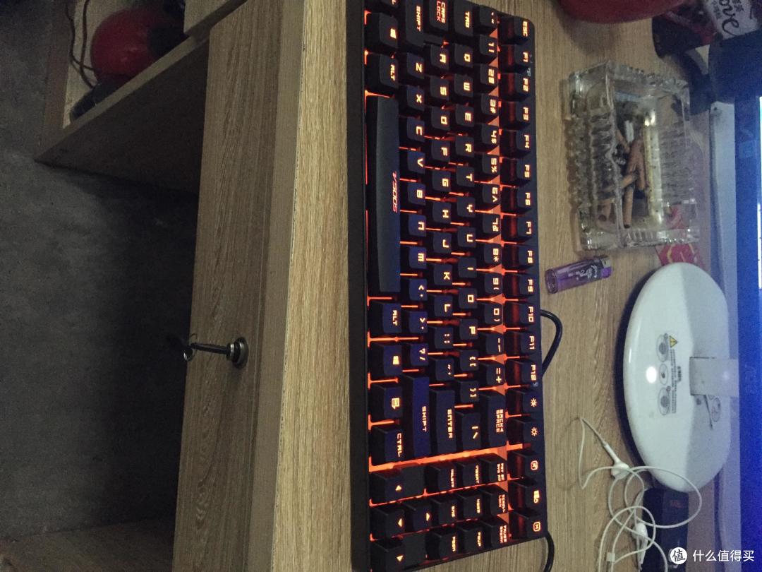 原创新人我的第一个机械键盘rapoo雷柏v500s机械键盘晒物和使用感受