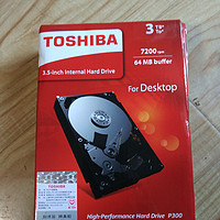 #原创新人#TOSHIBA 东芝 P300系列 HDWD130 3TB 7200RPM SATA3台式机硬盘 新鲜开箱