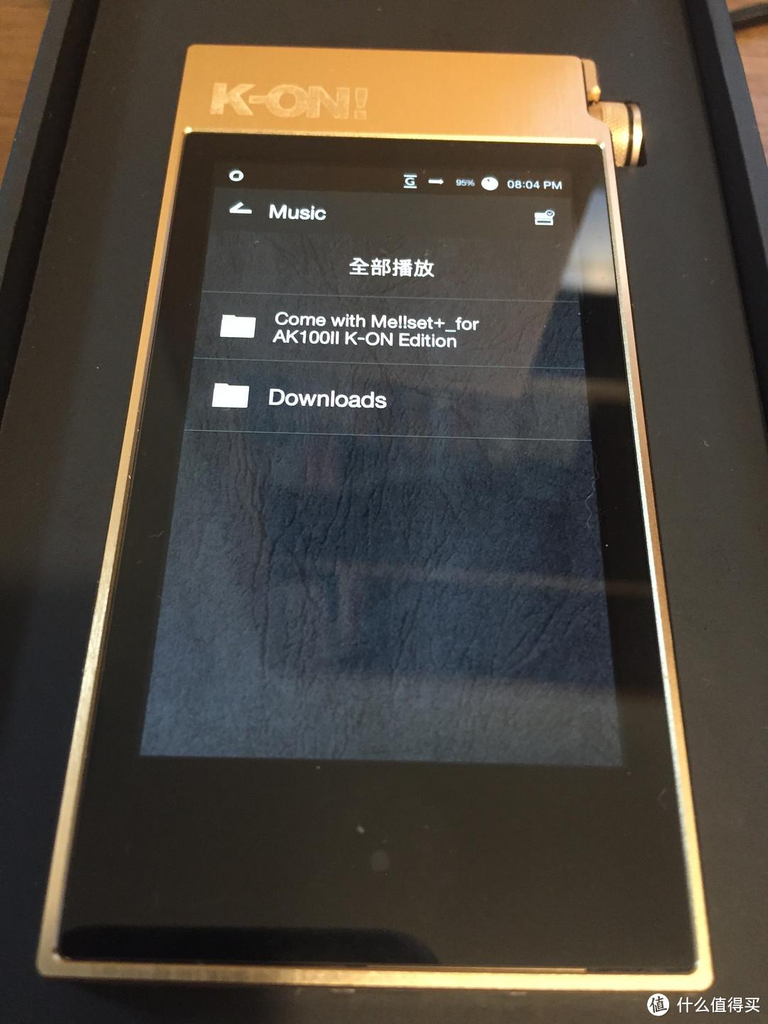 #本站首晒# 信仰之物 — Iriver 艾利和 AK100II K-ON HiFi便携音乐播放器 开箱