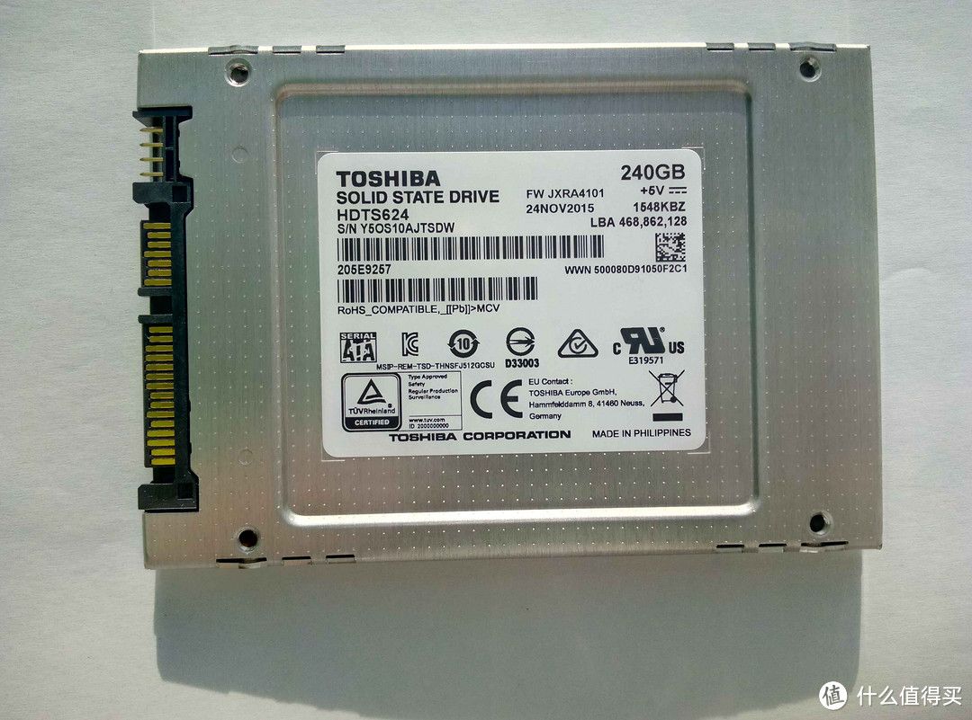 迟到的升级 — TOSHIBA 东芝 Q200 EX 240G SSD固态硬盘