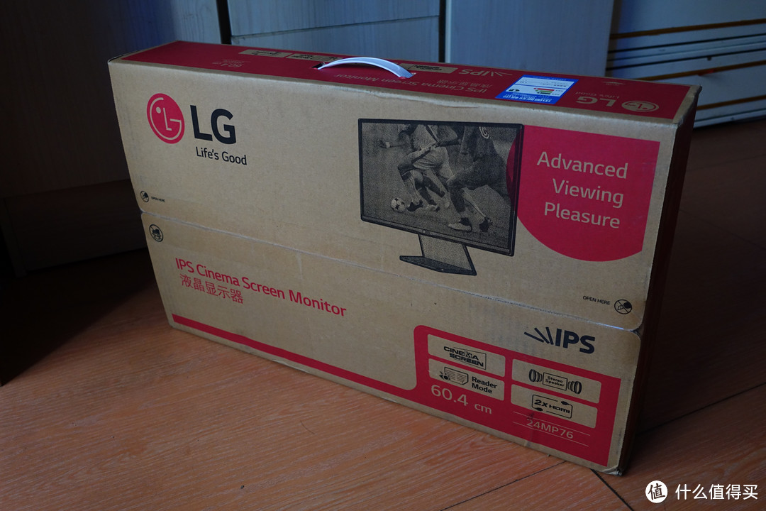 LG 24MP76HM 23.8英寸IPS显示器 ＆ Loctek 乐歌 DLB502 显示器支架 开箱