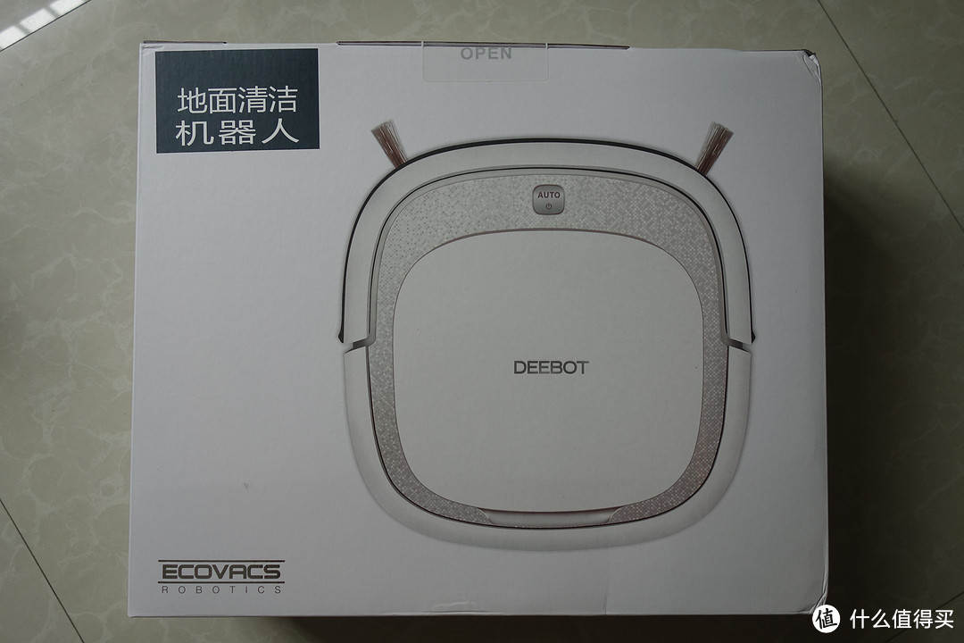 #本站首晒# ECOVACS 科沃斯 纤纤D36B-LP（灵动粉） 智能超薄扫地机器人 开箱