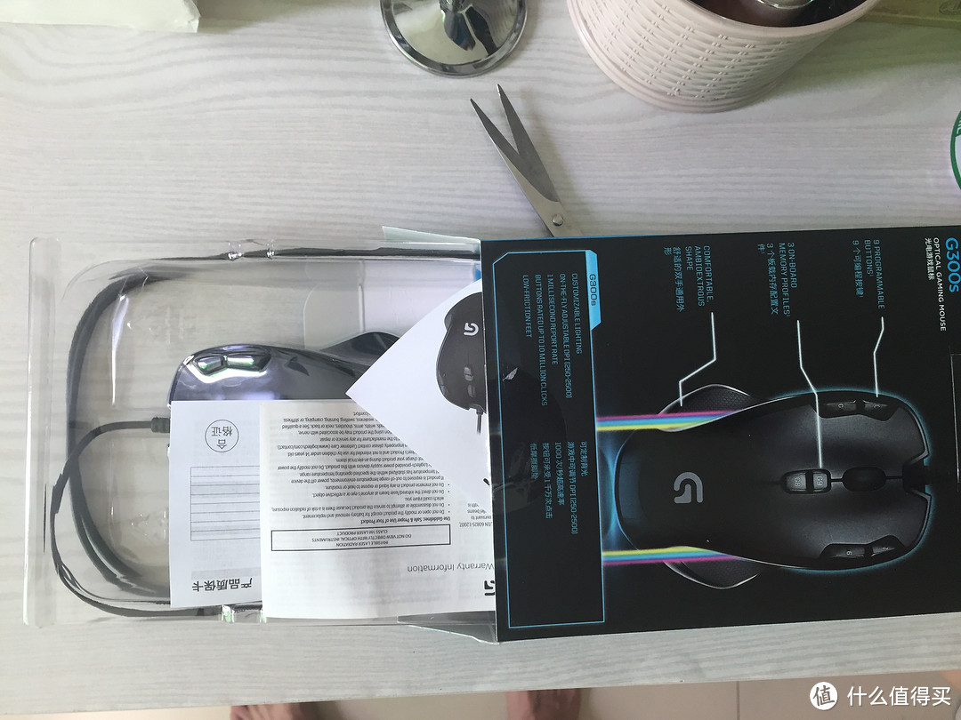 为女王大人更换鼠标——Logitech 罗技 g300s 鼠标