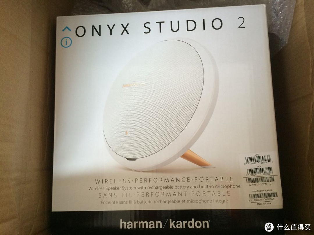 好大一个锅 - Harman/Kardon 哈曼卡顿音 Onyx Studio 2蓝牙音箱开箱