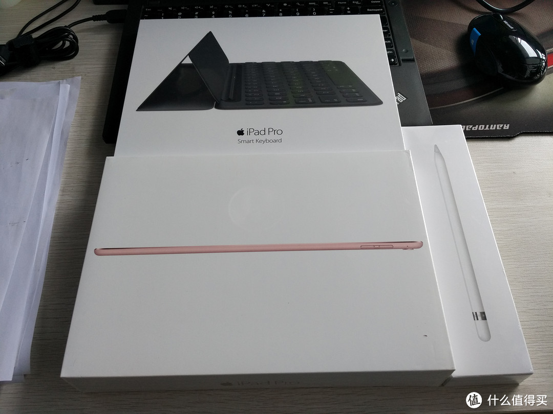 不会画画也可以有：APPLE 苹果 iPad Pro 9.7+ Smart Keyboard + Apple Pencil 三件套 开箱