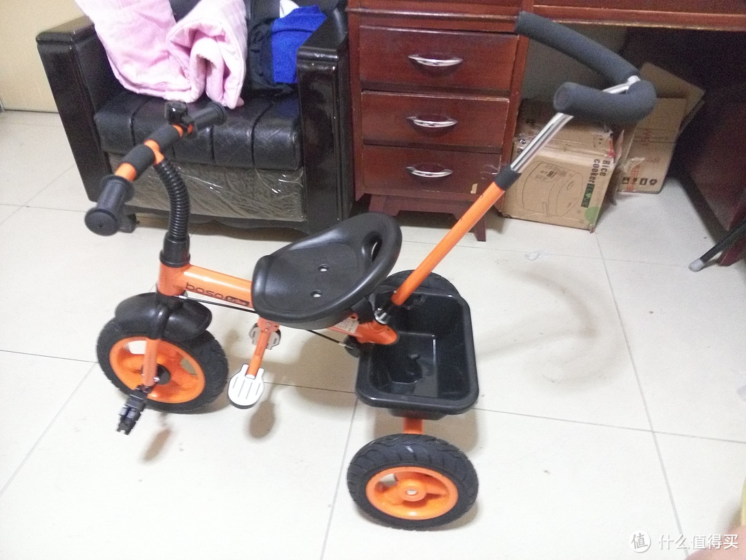 宝贝的实用座驾，大人的组装玩具 ——BOSO 宝仕 儿童三轮车 开箱