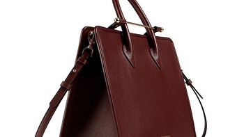 The Strathberry Tote Burgundy 开箱 附真人兽出境