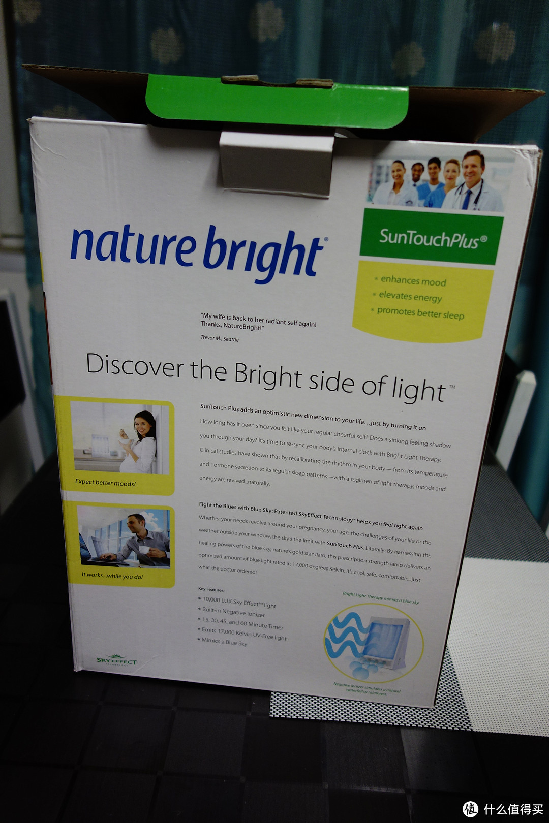 奇葩物or解毒文 — NatureBright 负离子光疗情绪治疗仪 开箱试用