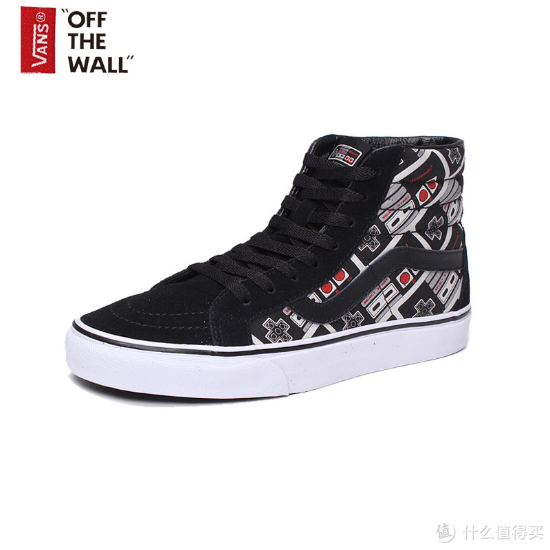 #本站首晒# 再见反绒皮：Vans 范斯 X Nintendo联名 高帮红白手柄合作款