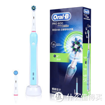 懒人就是矫情，牙刷也是电动的：Oral-B  欧乐-B D16.523U 600 3D智能电动牙刷