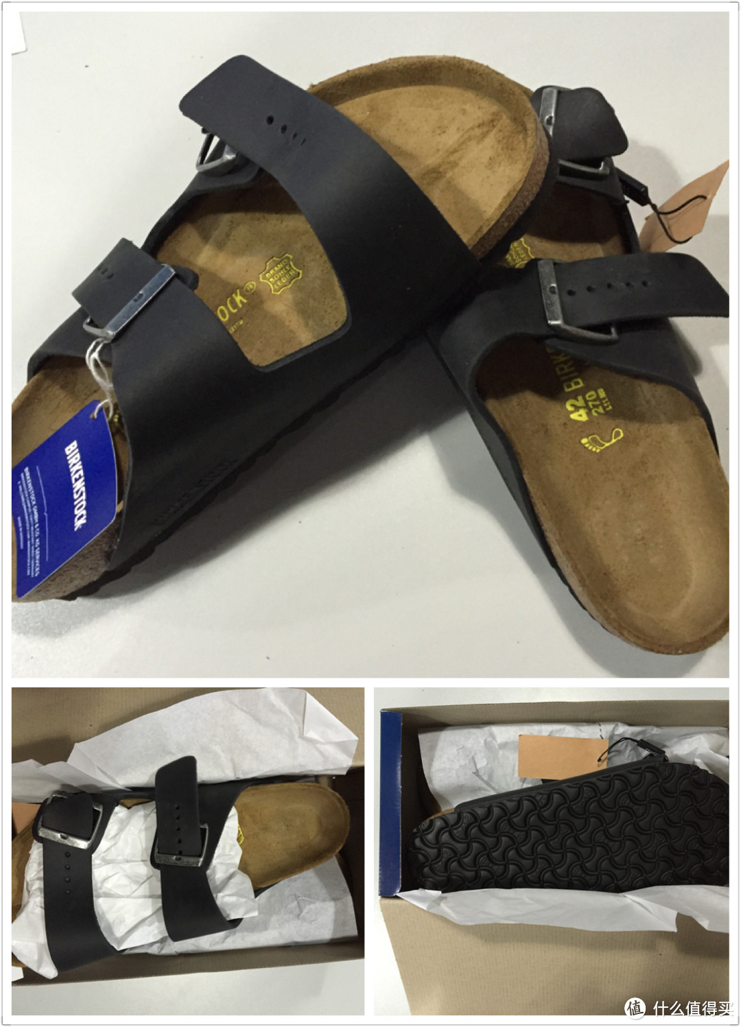 #618看我的#  入夏啦， 博肯凉鞋男式尺码建议：BIRKENSTOCK 经典款特色软垫 凉拖鞋