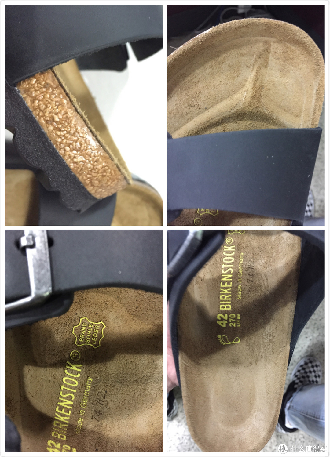 #618看我的#  入夏啦， 博肯凉鞋男式尺码建议：BIRKENSTOCK 经典款特色软垫 凉拖鞋