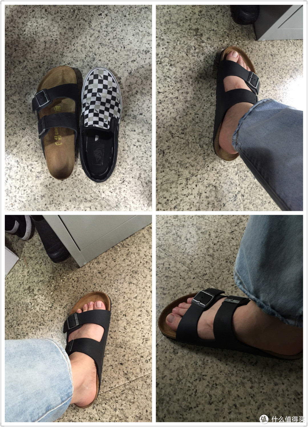 #618看我的#  入夏啦， 博肯凉鞋男式尺码建议：BIRKENSTOCK 经典款特色软垫 凉拖鞋