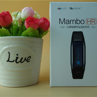 乐心 mambo HR 手环外观展示(包装|配件|腕带|屏幕)