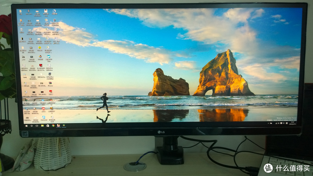 还是没忍住:购入 lg 25um58-p 21:9 显示器 及 nbf80 支架