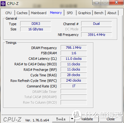 解毒良药 — 再换台式机内存（ “十铨”DDR3  1600  8G 普条）