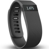 Fitbit Charge 智能手环  自动睡眠记录 来电显示 运动蓝牙手表计步器 典雅黑 L