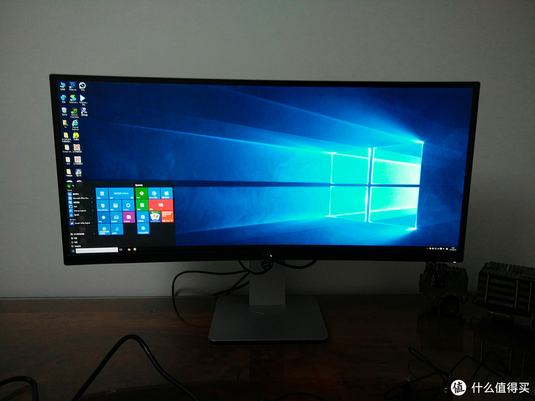 #原创新人#曲面大屏的视觉盛宴——DELL 戴尔 U3415 显示屏 使用测评