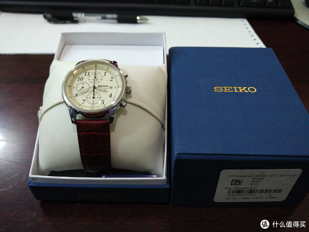 今年我要走字 — SEIKO 精工 Chronograph系列 SNDC31 开箱