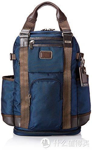 短期差旅双肩背包：Tumi Alpha Bravo Lejeune Backpack Tote Navy 222380 开箱